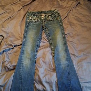 True religion bell bottom brand jeans